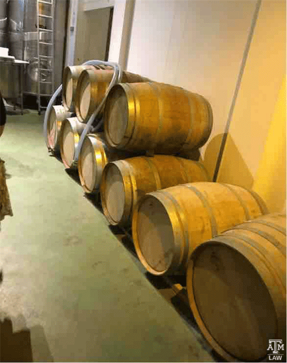 Jersey wine barrels
