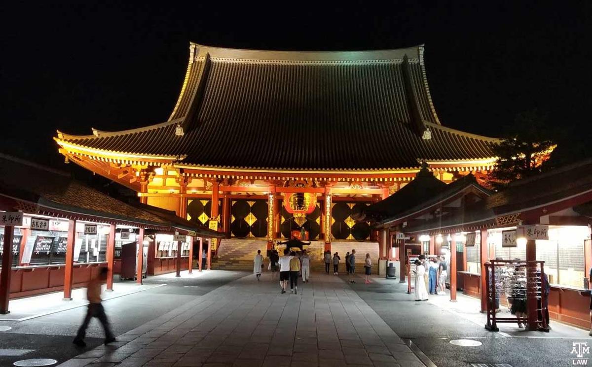 Senso-ji Temple at night