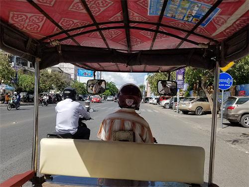 Mari's commute in Cambodia