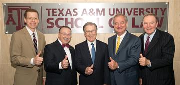 Announcement of acquisition of law school by Texas A&M University