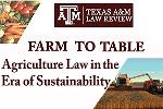 Texas A&M Law Review agriculture symposium