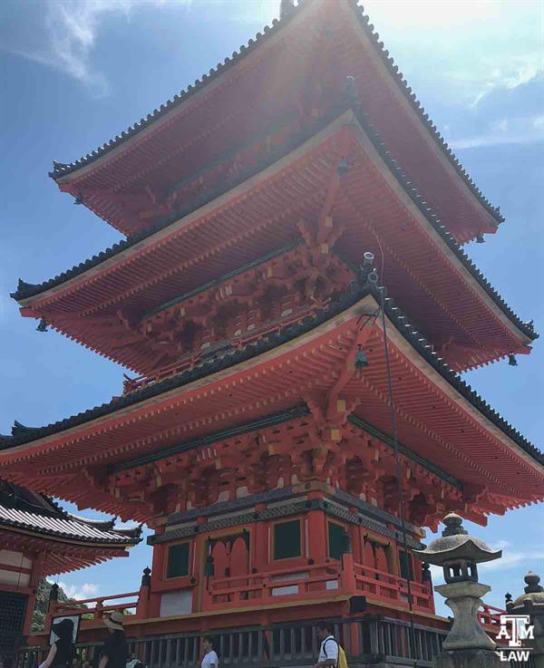 three tier building Kyoto