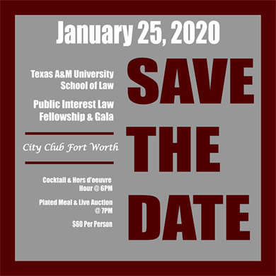 2019-2020 fellowship gala event flyer