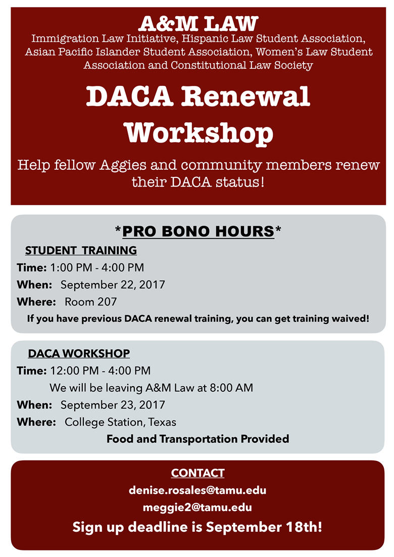 DACA workshop