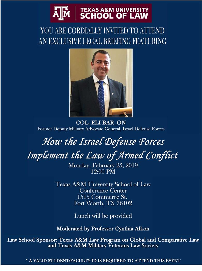 armed conflict event flyer