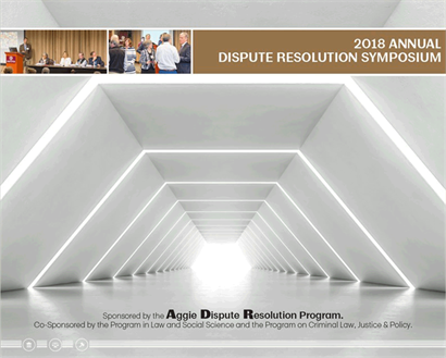 ADR 2018 symposium flyer