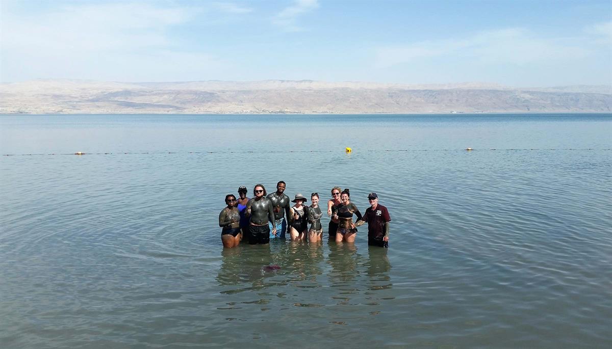 Israel Dead Sea Ein Bokek mud May17