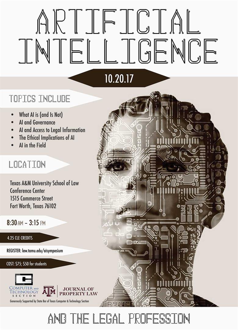 Artificial Intelligence symposium flyer
