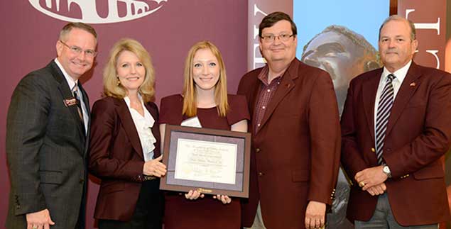 Texas A&M Law School student Erin Bullard wins Buck Weirus Spirit Award