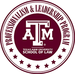 Texas A&M Law Professionalism and Leadership Program Logo
