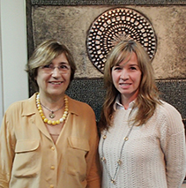 Texas A&M Law School Professor Gina Warren with Lilian Castillo-Laborde