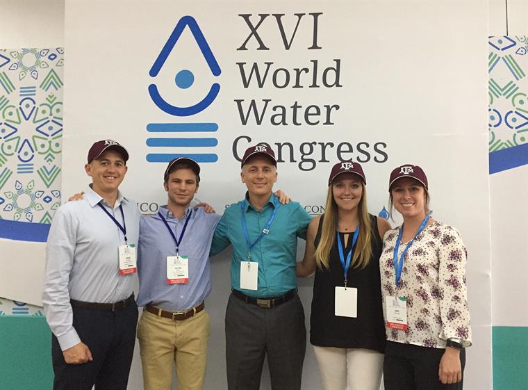 Aggie Law students at the World Water Congress