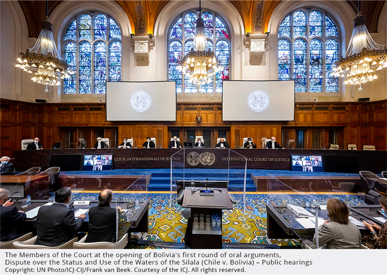 Copyright: UN Photo/ICJ-CIJ/Frank van Beek. Courtesy of the ICJ. All rights reserved.