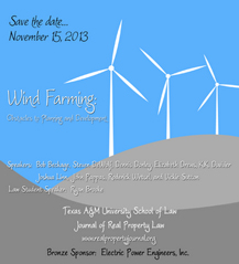 Wind Law Symposium poster