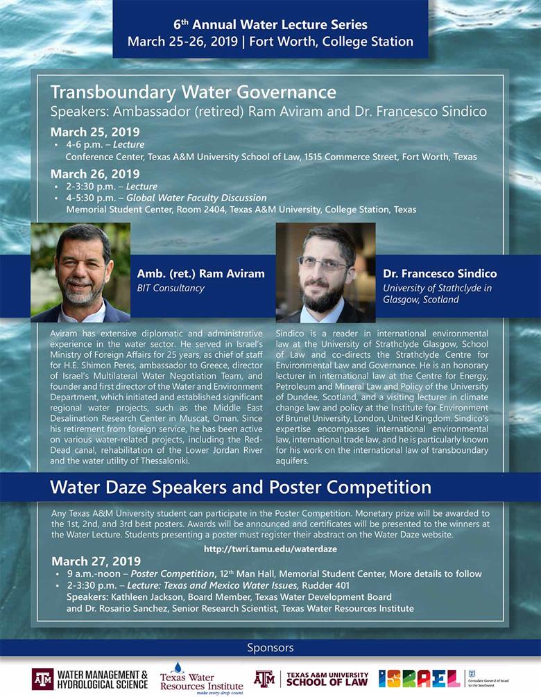 2019 Water Lecture Series