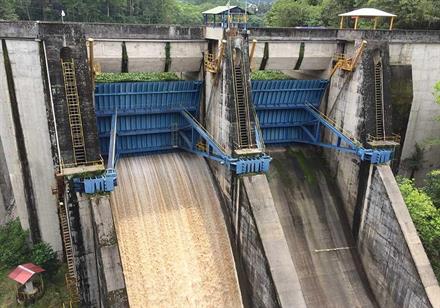 Costa Rica hydroelectric dam