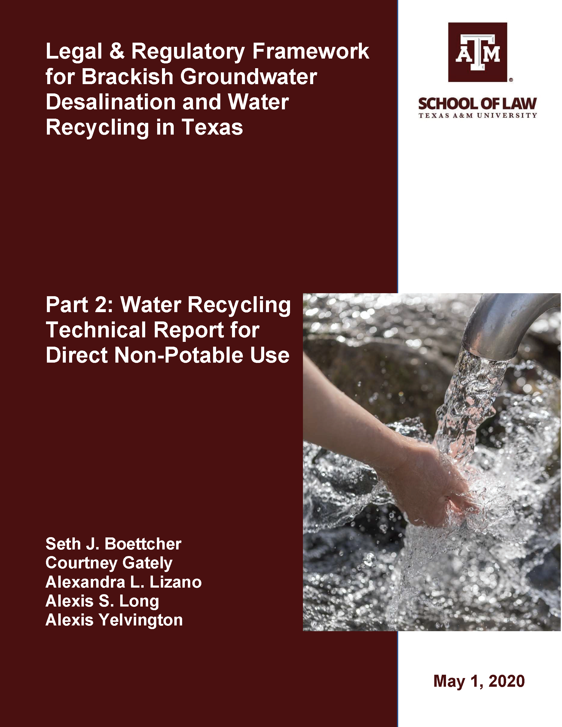 cover water recycling technical report